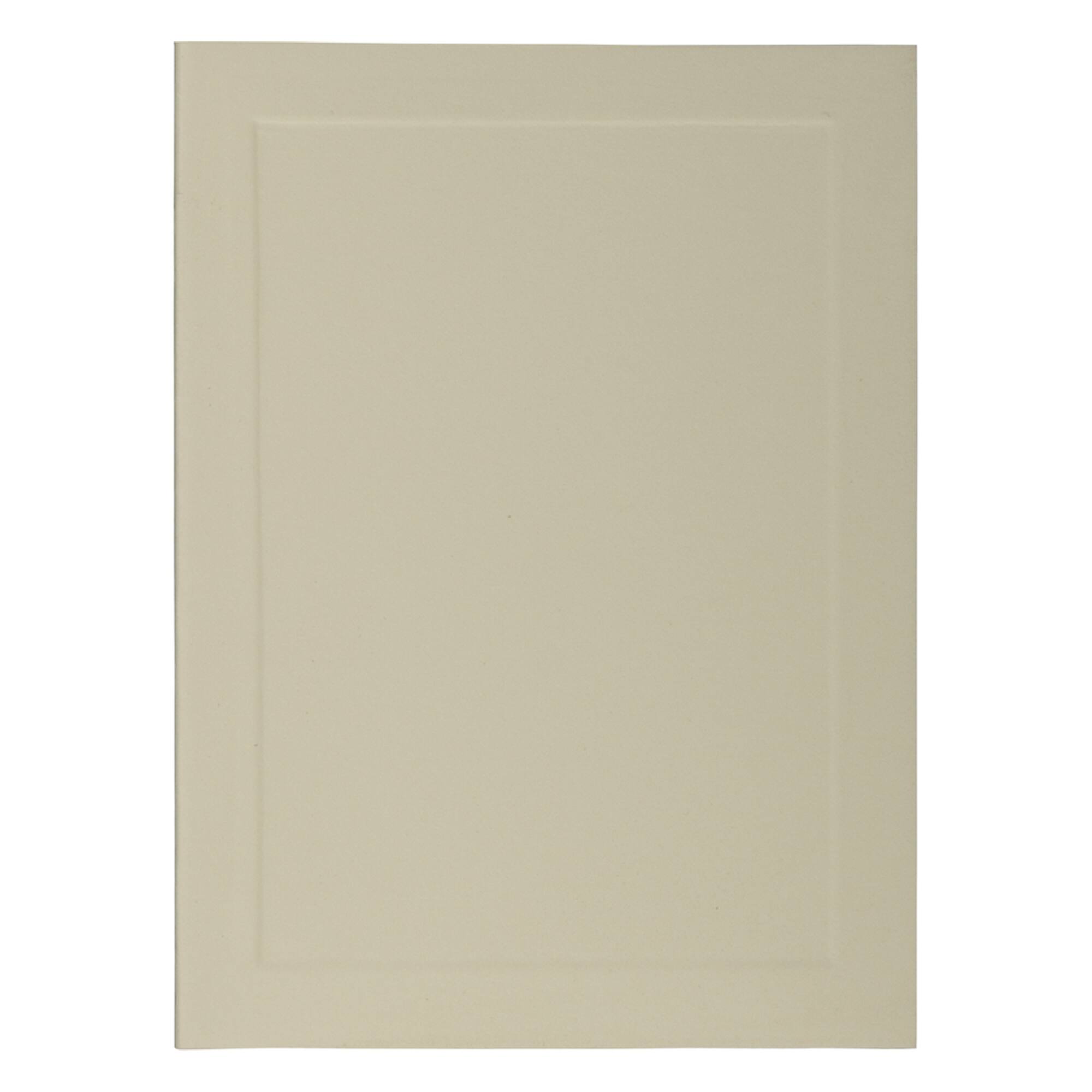 JAM Paper 3.5" x 4.875" Strathmore Ivory Wove Panel Blank Foldover Cards